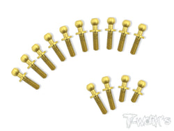 TN-001-YZ4 Titanium Nitride Coated Steel Ball End set ( For Yokomo YZ-4 )