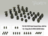 TO-104 7075 Hard Coated Alum. Ball Set ( For  Hong Nor & OFNA X3/X3E Sabre,IGT8)