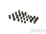 TO-104 7075 Hard Coated Alum. Ball Set ( For  Hong Nor & OFNA X3/X3E Sabre,IGT8)