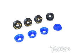 TO-129-RC8 Brass Front Upright Adjust Nut with POM Spacers( For Team Associated RC8 B3.1/B3.2/T3.2/T3.2E )  4pcs.