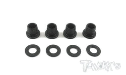 TO-161 POM Shock Bushing and Spacer ( For Xray XB9/XB9E/XB808/XB8E'16/GTX'17/XB8E'17) 4pcs.