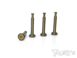 TO-198-RC8 7075-T6 Hard Coated Lower Shock Mount Pins ( For Team Associated RC8 B3.1/B3.2/T3.2/T3.2E) 4pcs.