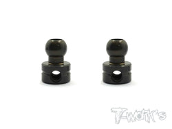 TO-200-B  7075-T6 Hard Coated Alum. 6mm Anti-roll Bar Ball   ( For AE RC8 B3 ) 2pcs.