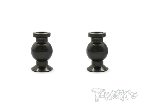 TO-200-D  7075-T6 Hard Coated Alum.7mm Mounting Ball With Hex Socket ( For Team Associated RC8 B3 ) 2pcs.