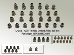 TO-212  7075-T6 Hard Coated Alum. Ball Set ( For Mugen MTX-5/MTX-6/6R ) 26pcs.