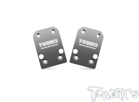 TO-220-22X-4	  Stainless Steel Rear Chassis Skid Protector ( TLR 22X-4 ) 2pcs.