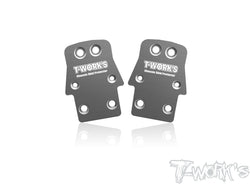 TO-220-T2.1 Stainless Steel Rear Chassis Skid Protector ( TEKNO NB48 2.1 / 2.2 ) 2pcs.