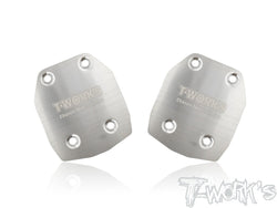 TO-220-TLR Stainless Steel Rear Chassis Skid Protector ( TLR 8ight / 8ight X) 2pcs.