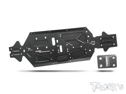 TO-228-MBX8 7075-T6 Black Hard Coated Alum. CNC Light Weight Chassis ( For Mugen MBX8 )