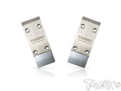TO-235-410.2	Stainless Steel Front Chassis Skid Protector ( Tekno EB410.2 ) 2pcs.