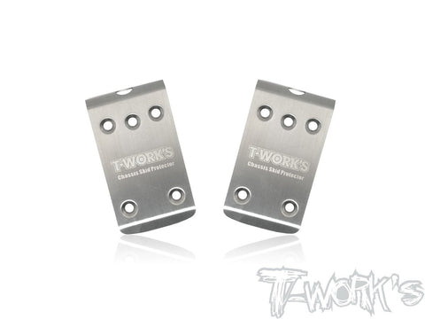 TO-235-B64 Stainless Steel Front Chassis Skid Protector ( For Team Associated RC10 B64/B64D ) 2pcs.