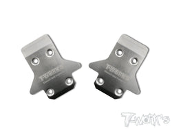 TO-235-K Stainless Steel Front Chassis Skid Protector ( Kyosho MP9/MP9e EVO/MP10/MP10E ) 2pcs.