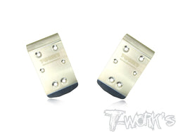 TO-235-T2.0 Stainless Steel Front Chassis Skid Protector ( TEKNO NB48 2.0 ) 2pcs.