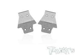 TO-235-TLR   Stainless Steel Front Chassis Skid Protector ( TLR 8IGHTX 2.0/ 8ight / 8ight X) 2pcs.