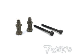 TO-240-AG-4	Hard Coated 7075-T6 Alum. Shock Standoffs +4mm (For Agama A319)  2pcs.