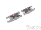 TO-246-B4-R   Graphite Rear A-arm Stiffeners 1mm/1.5mm  ( For Team Associated RC8 B4 )
