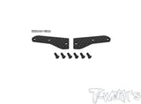 TO-246-B4-UF     Graphite Front Upper A-arm Stiffeners 1mm/1.5mm ( For Team Associated RC8 B4 )