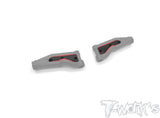 TO-246-B4-UF     Graphite Front Upper A-arm Stiffeners 1mm/1.5mm ( For Team Associated RC8 B4 )