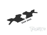 TO-246-B4.1-R  Graphite Rear A-arm Stiffeners 1mm/1.5mm/2.0mm ( For Team Associated RC8 B4.1 )