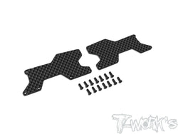 TO-246-D8WS-R    Graphite Rear A-arm Stiffeners 1.5mm/2.0mm ( For HB Racing D8 WS )