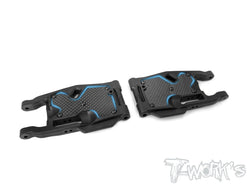 TO-246-MBX8-R Graphite Rear A-arm Stiffeners ( For Mugen MBX8/Mugen MBX8 ECO )