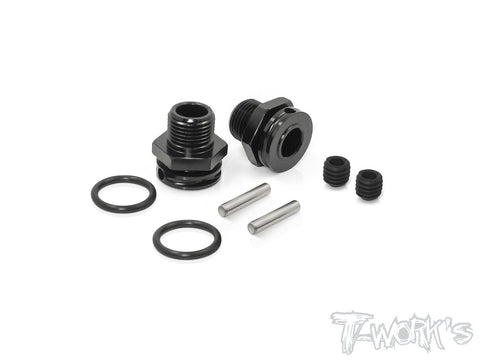 TO-249A-M Dual lock 17mm Truggy Wheel Adapter 9.5mm ( For Mugen  , SWorkz )