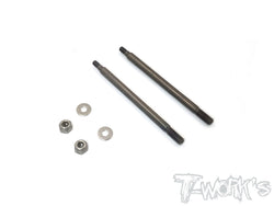 TO-260-MP9  DLC coated Rear Shock Shaft  63mm( For Kyosho MP9 TKI3/TKI4 /MP9E /MP9E EVO/MP10 ) 2pcs.