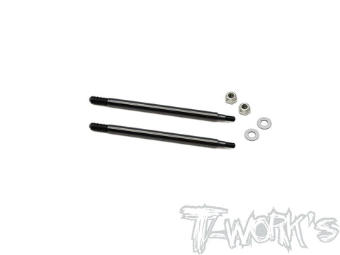 TO-260-RC8T	DLC coated Front Shock Shaft  57.8mm (  For Team Associated RC8 B4/B4E/T3.1/T3.2/T3.2E ) 2pcs.
