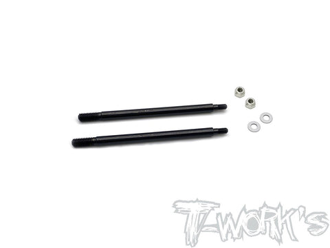 TO-260-S35.3	DLC coated Front Shock Shaft  60mm (  SWORKZ S35.3  ) 2pcs.