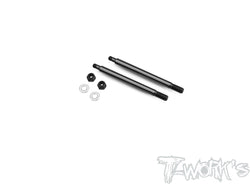 TO-260-SRX8GT  DLC coated Front/ Rear Shock Shaft  50.5mm (  For Serpent SRX8 GT/ 811GT ) 2pcs.