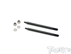 TO-261-AG DLC coated Rear Shock Shaft  65.9mm (  Agama A319  ) 2pcs.