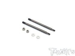 TO-261-RC8 DLC coated Rear Shock Shaft  63.8mm ( For Team Associated RC8 B3.1  ) 2pcs.