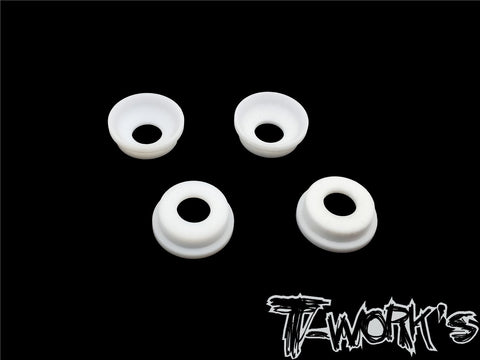 TO-268-RC8 Front Upright Adjust Nut Teflon Spacers ( For Team Associated RC8 B3.1/B3.2 /T3.2/T3.2E) 4pcs.