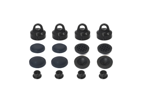 TO-274-HB Black Hard Coated 7075-T6 Alum Diaphragm Shock Cap ( For HB D819RS/819/817/815/E819/E817 )