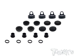 TO-274-SW Black Hard Coated 7075-T6 Alum Diaphragm Shock Cap ( For SWORKZ 35-4 )