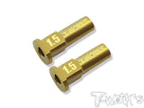 TO-275 Brass Front C Hub Insert Set 0.0-3 ( For Kyosho MP10/ MP9 TKI4/3/ MP9E/ MP9E EVO )