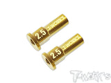 TO-275 Brass Front C Hub Insert Set 0.0-3 ( For Kyosho MP10/ MP9 TKI4/3/ MP9E/ MP9E EVO )