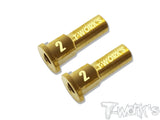 TO-275 Brass Front C Hub Insert Set 0.0-3 ( For Kyosho MP10/ MP9 TKI4/3/ MP9E/ MP9E EVO )