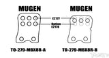 TO-279-MBX8R-    Graphite Rear Hub Link A/B  ( For Mugen MBX8R )