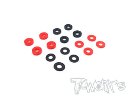 TO-292-HB POM Rear Wheel Hub Spacer Set ( For HB D817/819/819RS/RGT8 ) 0.5/1.0/1.5/2.0 each 4pcs.