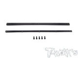 TO-309-S Graphite 1/8 Buggy Wing Stiffeners Set ( For Sworkz & VP Pro )