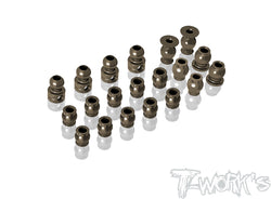 TO-320	7075-T6 Hard Coated Alum. Ball Set ( For Xray XB8 2022 ) 20pcs.