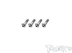 TP-005   64 Titanium Front Arm Screw 4pcs. (For Team C T8 Series )