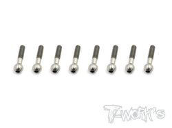 TP-015-8 64 Titanium Pivot ball threaded upper arm ( For Serpent Project 4X,S411,F110,S120,748,977,S120LT-LR,4X EVO)8pcs.
