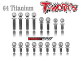 TP-032 64 Titanium Ball End set  For VBC D07