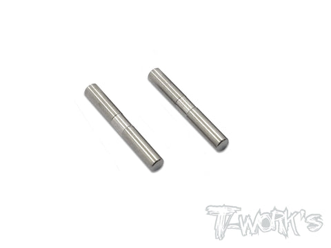 TP-051-B  64 Titanium Front Arm Pin ( For Xray T4'16 / T4'17 /T4'18/T4'20/T4F )2pcs.