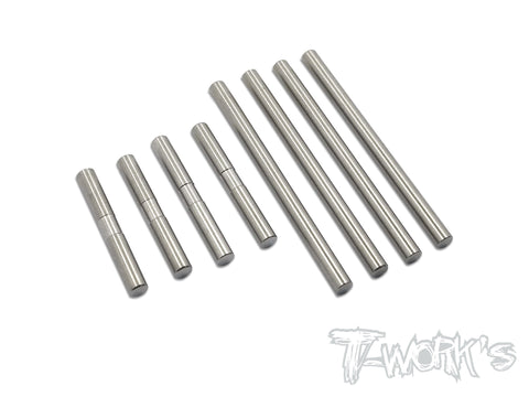 TP-051 64 Titanium Suspension Pin Set ( For Xray T4'16 / T4'17 / T4'18'19/T4'20/T4F/T4'21 )