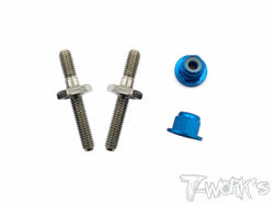 TP-054 64 Titanium Battery Post With Alum.Lock nuts( Team Associated RC10 B6/B6D/B6.1/RC10T6.1  )