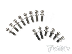 TP-074 64 Titanium Ball End set For Yokomo YZ-2 DTM