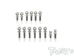 TP-093  64 Titanium Ball End set ( For Team Associated RC10T6.1 )